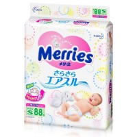 Merries纸尿片 S88 片裝(4 - 8 公斤)